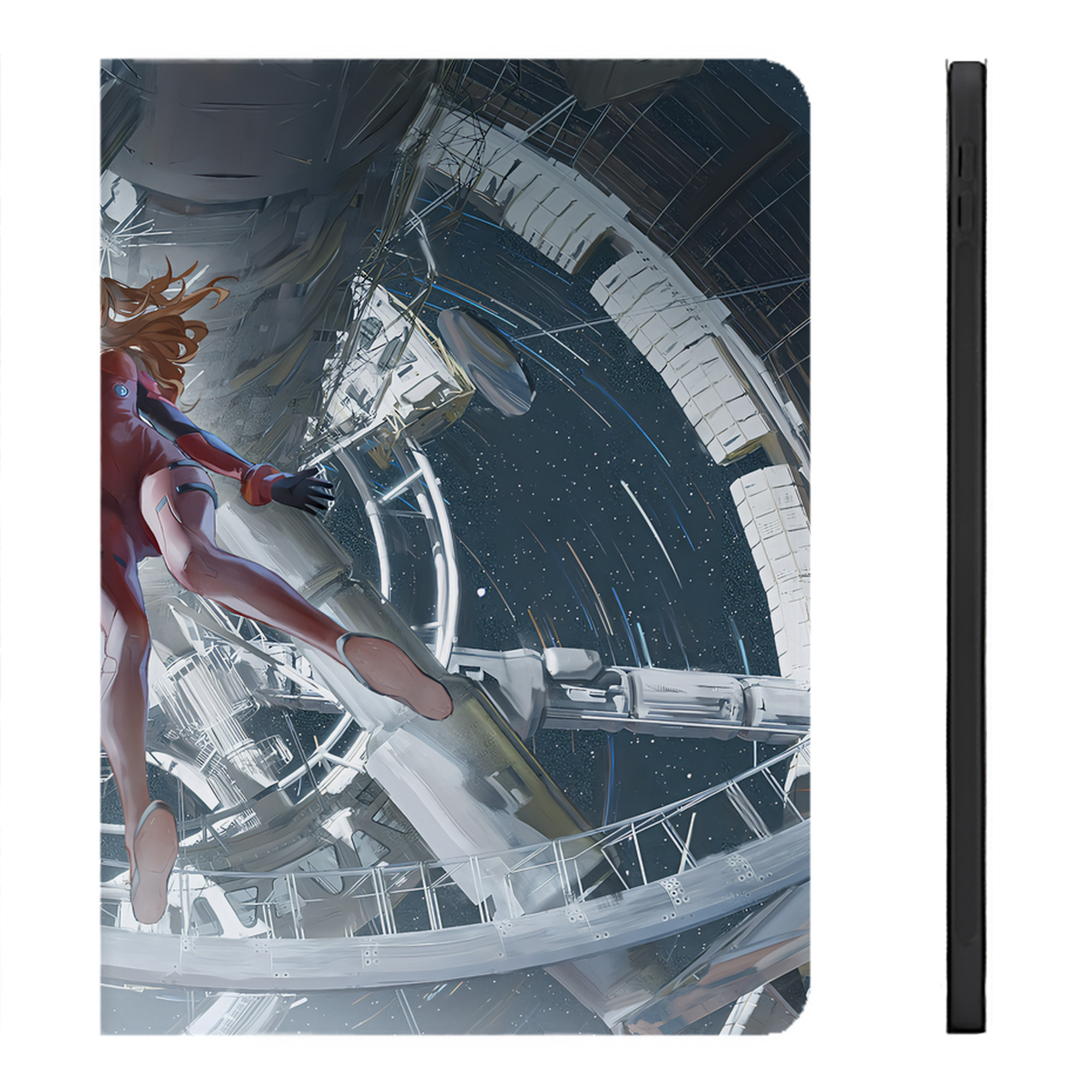（画像用） EVA 新世紀エヴァンゲリオン IPadケース ペンホルダー付き ブックスタイルデザイン